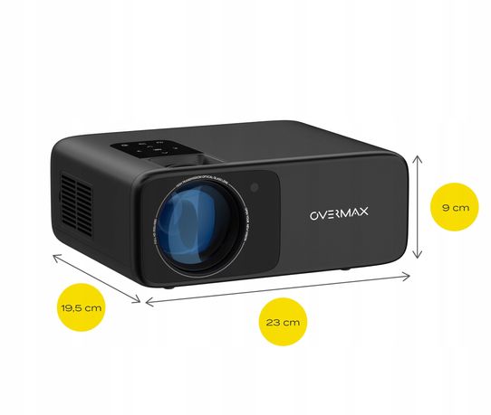 Nowy Projektor OVERMAX Multipic 42 Full HD 4500 ANSI, Wi-Fi, Bluetooth
