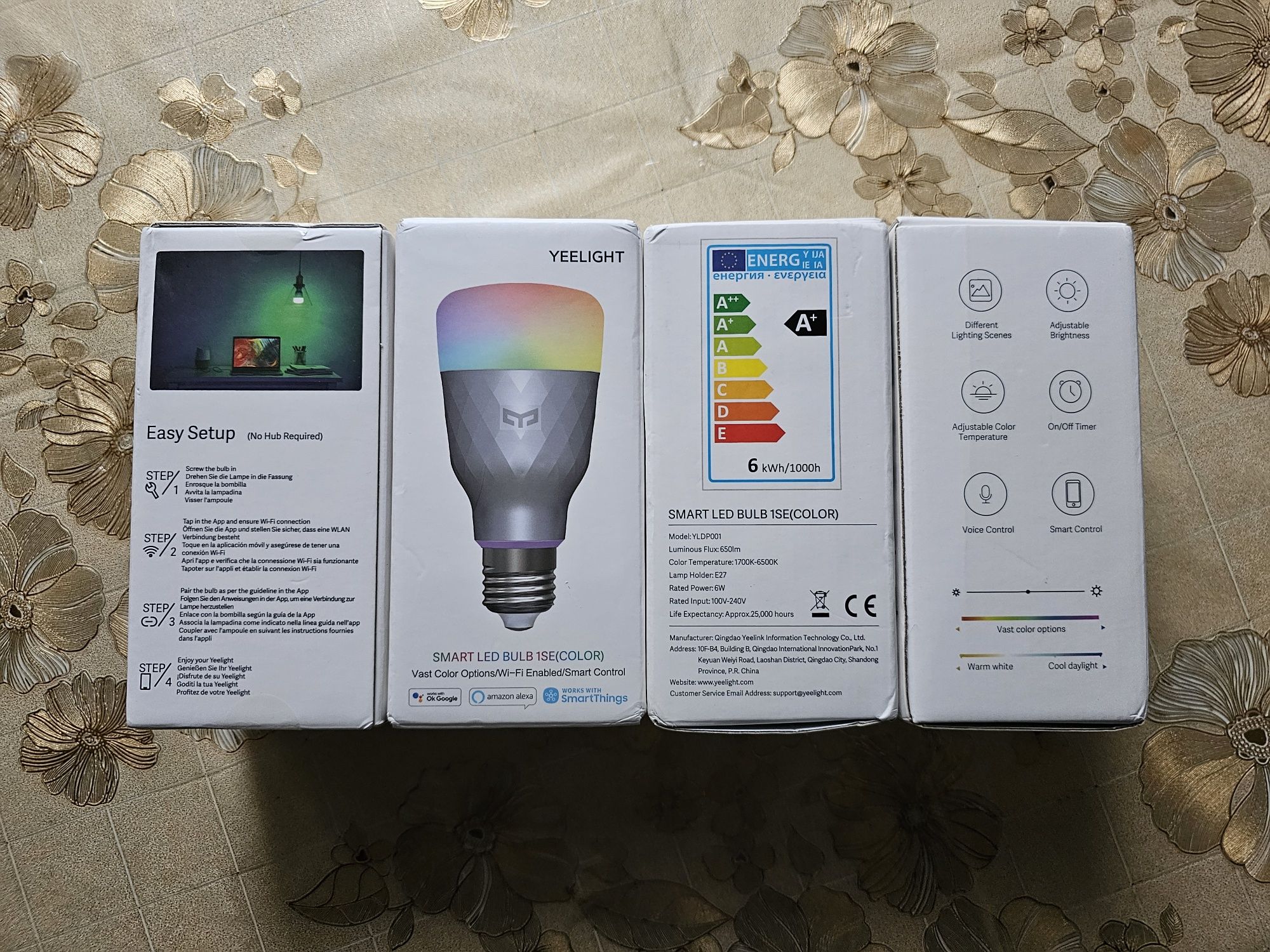 Умная лампа Xiaomi Mijia Yeelight Smart Lad 1SE