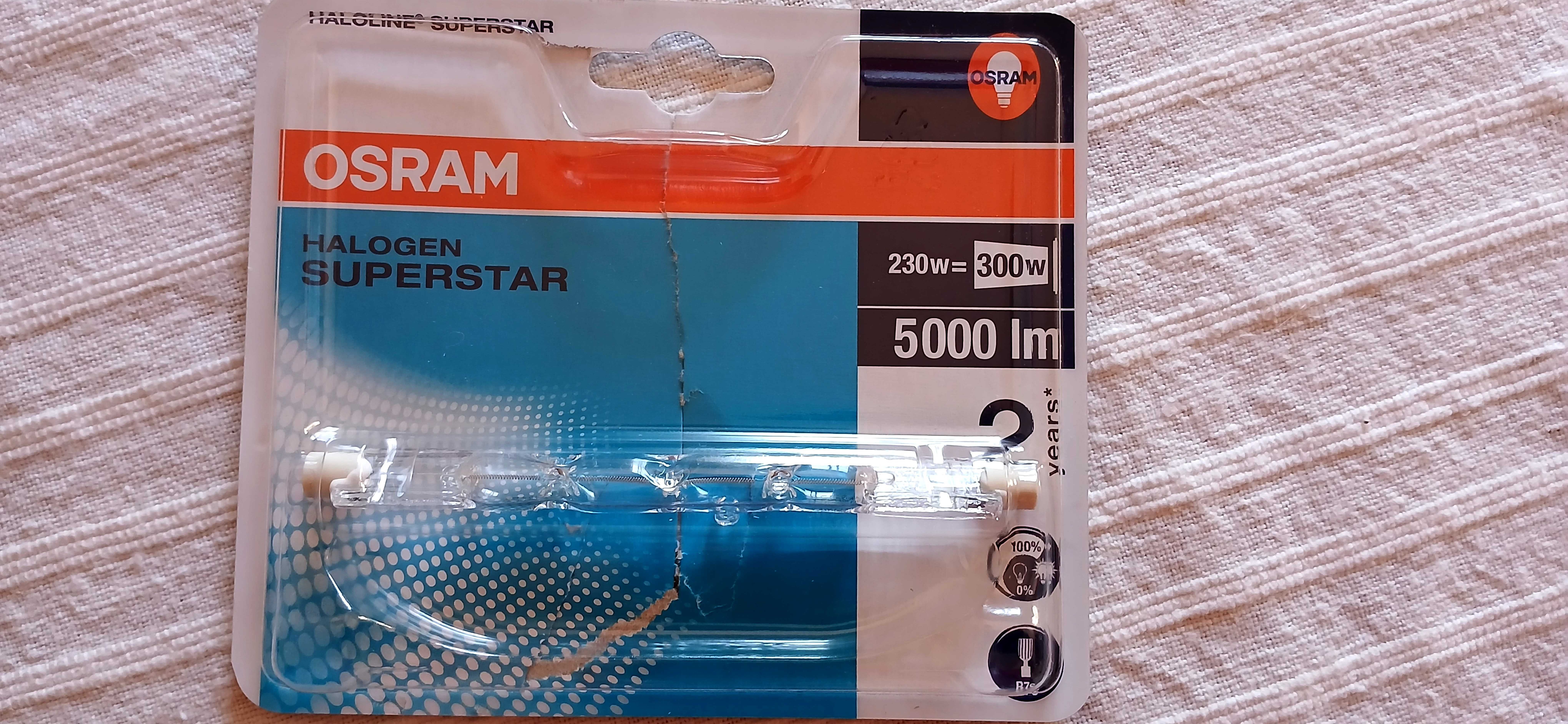 Lâmpada Halogénea OSRAM Superstar 230W-300W Nova