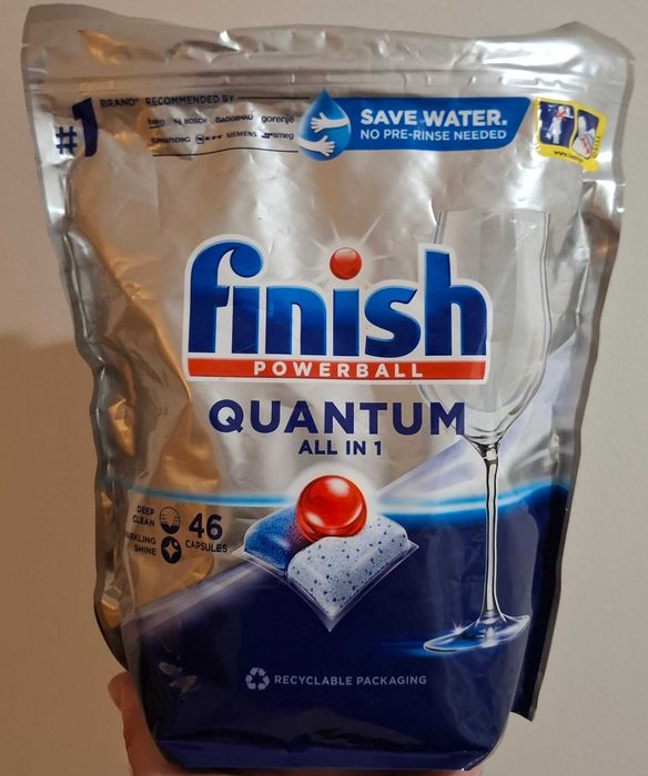 Tabletki do zmywarki Finish Powerball Quantum All in 1 46 tabletek