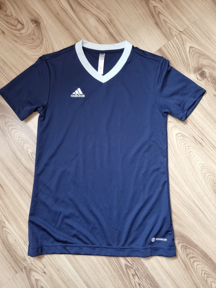 Koszulka bluzka Adidas XS 34 granatowa