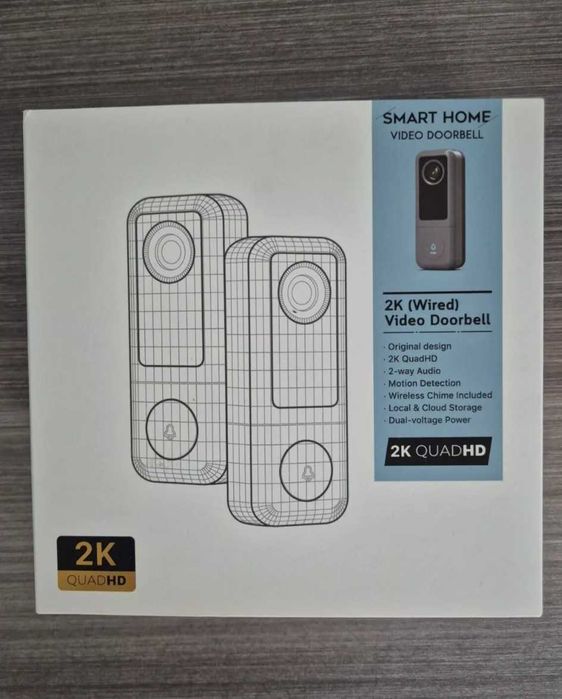Tuya 2K/3MP Video Porteiro AC12-24V ONVIF Works w Google Home Alexa