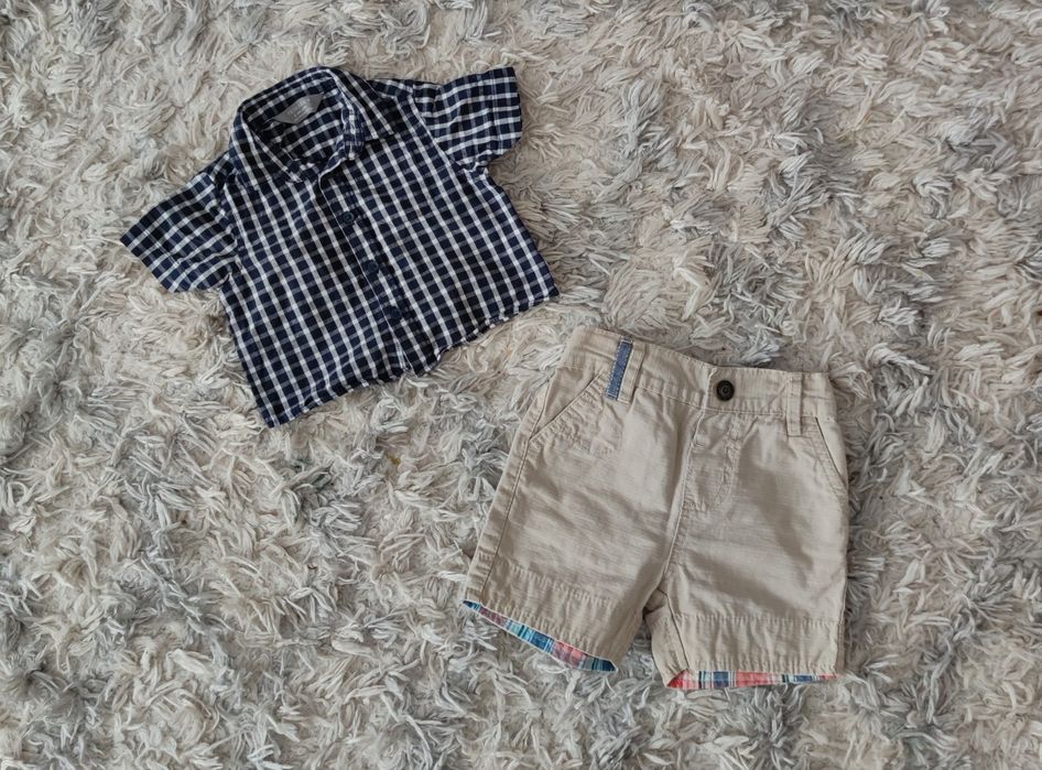 Koszula krótki rękaw dla chłopca Primark r. 62
