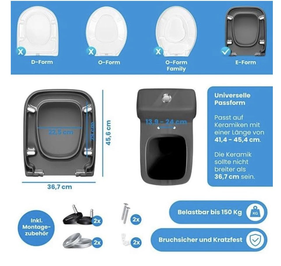 Deska sedesowa KESSER K-WC-1538U biały duroplast