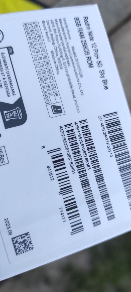 Xiaomi Redmi Note 12 Pro + Plus 5G 8/256