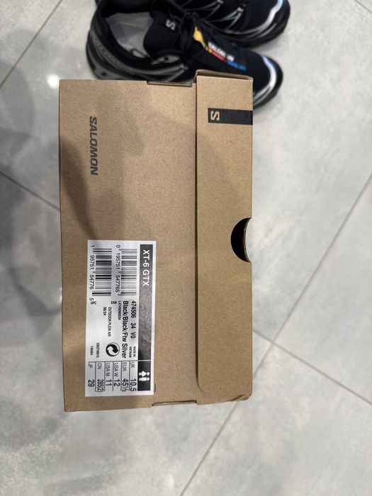 Кросівки Salomon Xt-6 Gore-Tex Sneakers Black L47450600