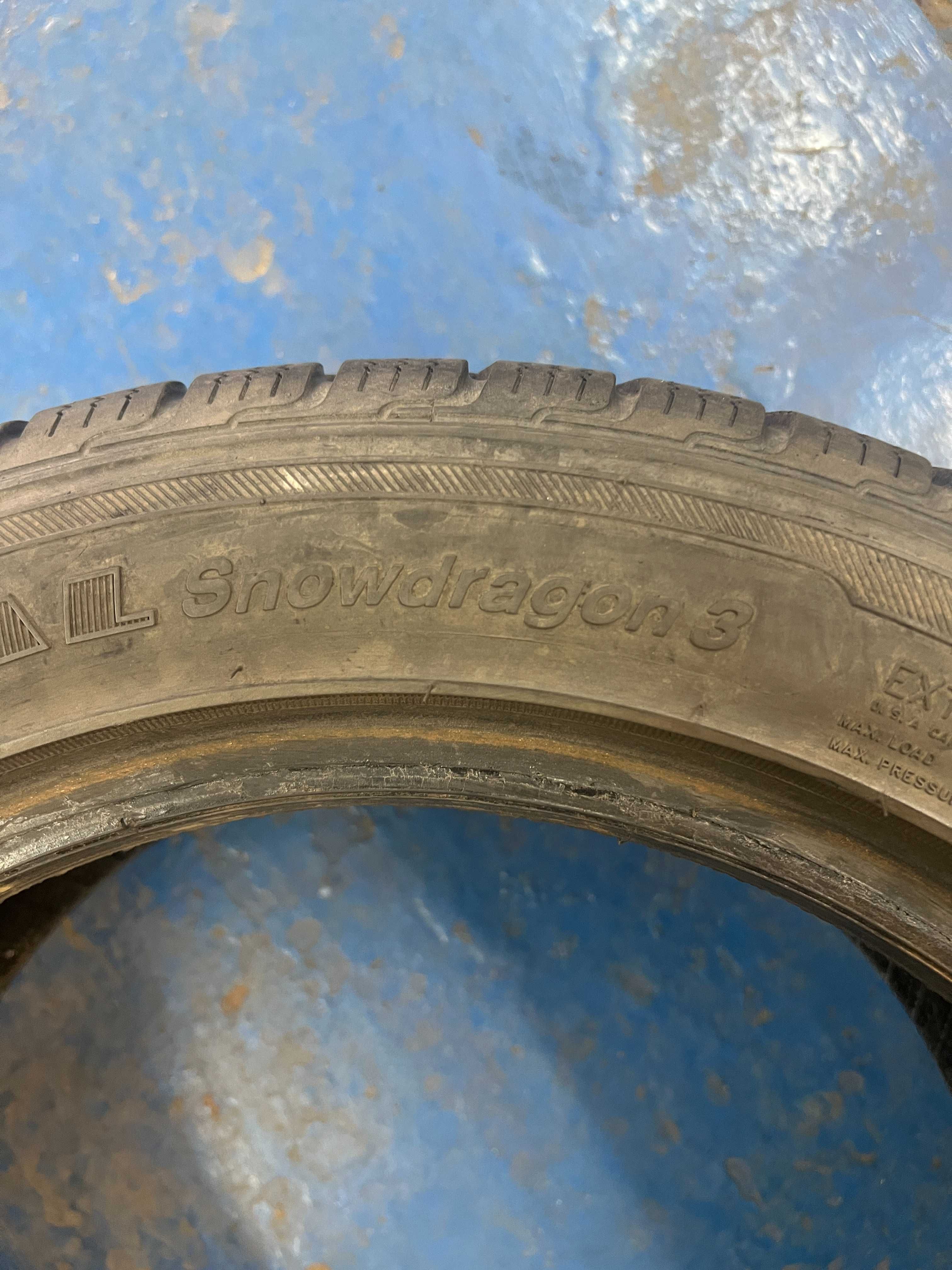 205/50r16 imperial opony zimowe 2 szt bieznik 6 mm stan bdb