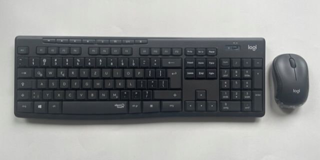 zestaw klawiatura+mysz logitech mk295 bezprzewodowa polskie naklejki