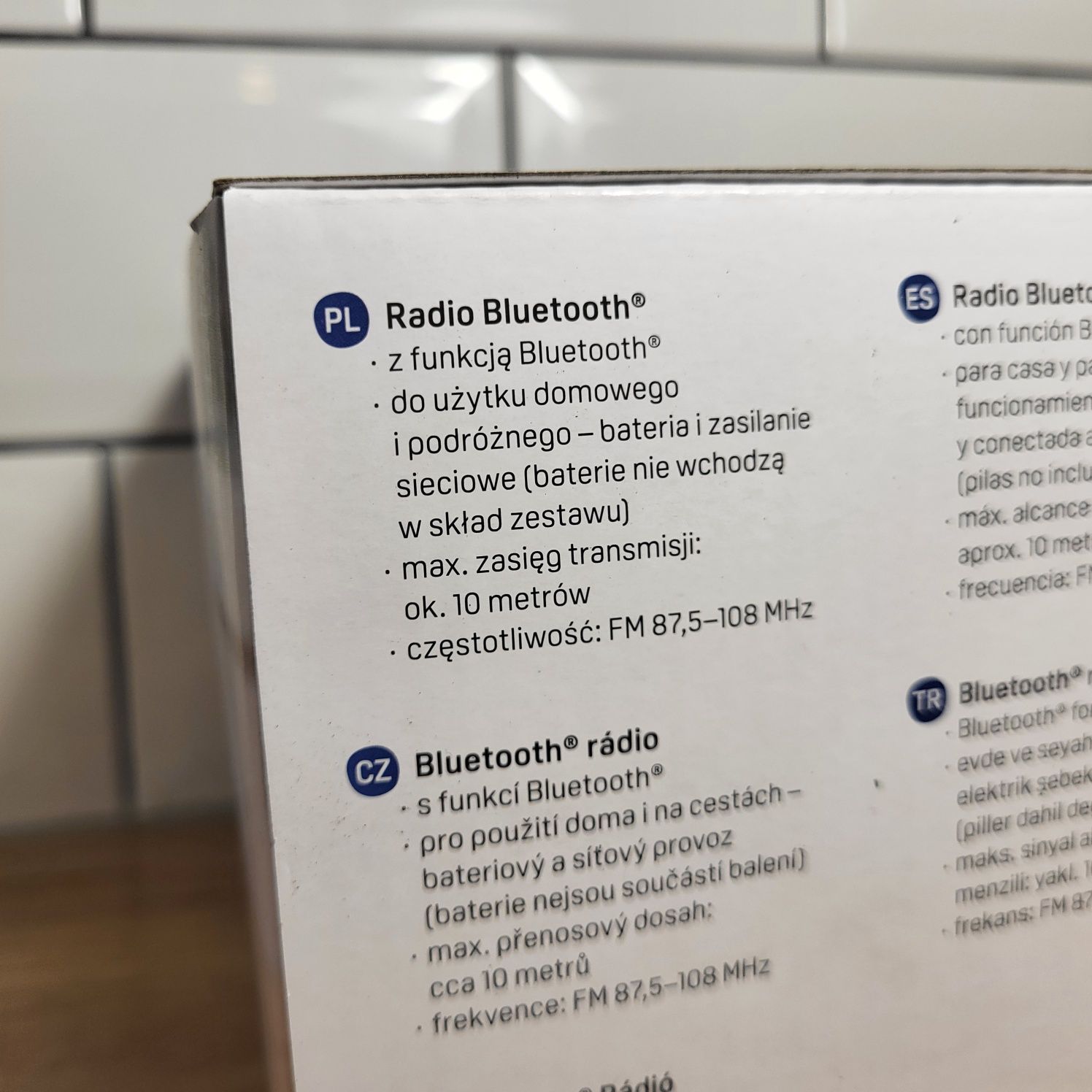 Radyjko stylowe z bluetooth IDEENWELT