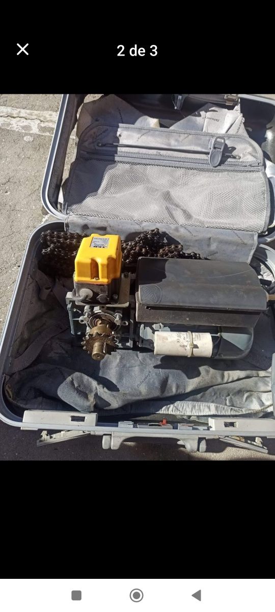 Motor de portão de fole