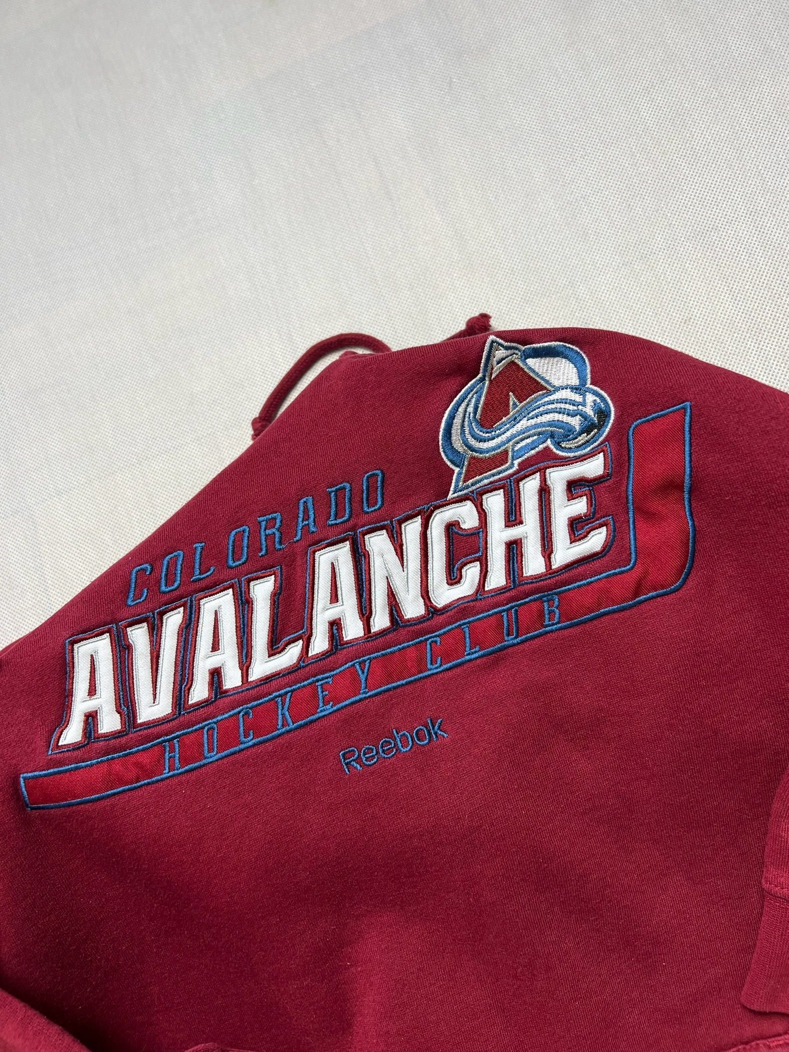 Hoodie Colorado Avalanche NHL Reebok hockey club bluza