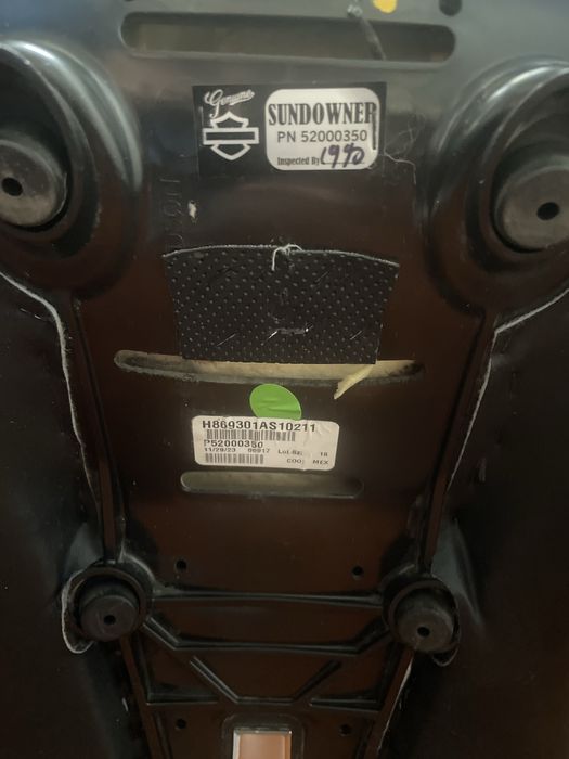 Banco Harley Davidson Sundowner