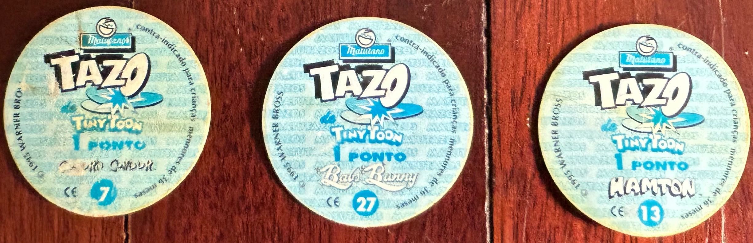 Lote de 3 Matutano Tazo "Tiny Toon"