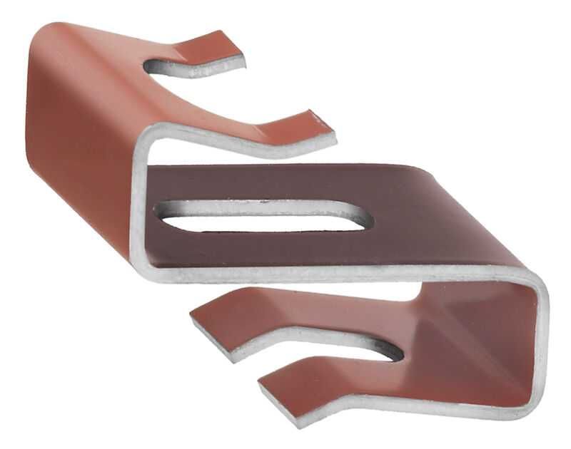 Klamra gąsiora aluminiowa PT/PS CREATON - antracyt - 15szt.