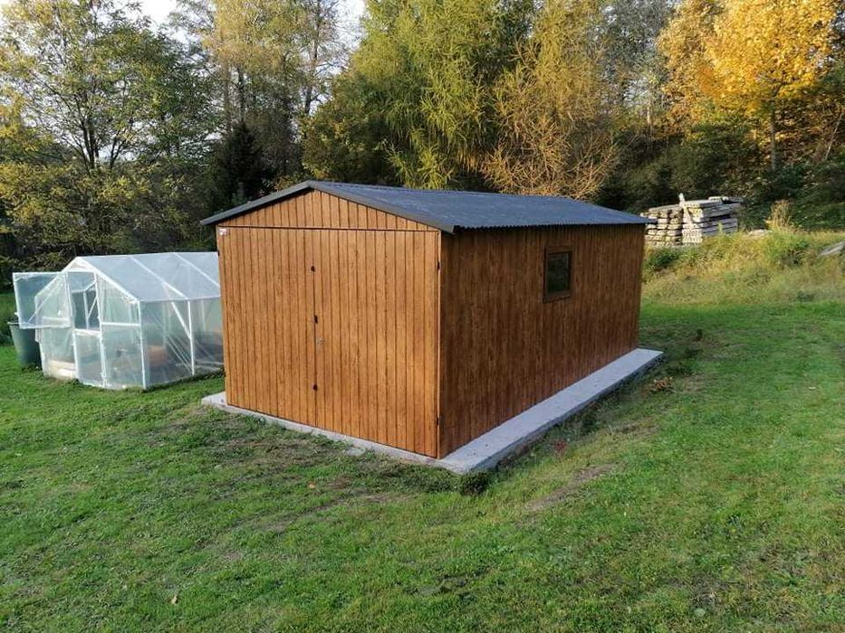 Schowek Garaż blaszak 2,5mx4m ocynk Transport Montaż Gratis śląskie