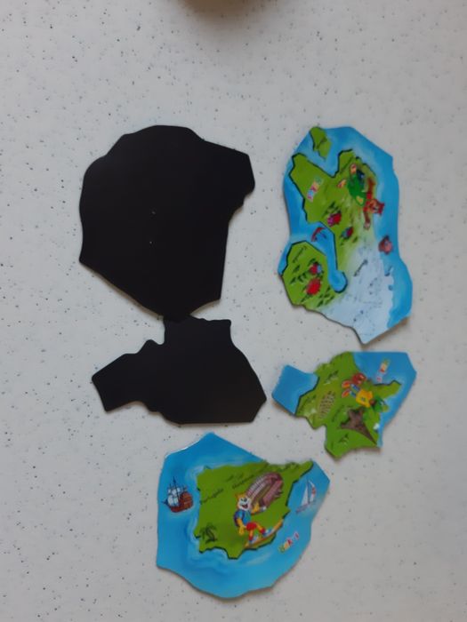 Magnesy Bakuś mapa kolekcja 5szt danonki miś żaba lisek zabawa