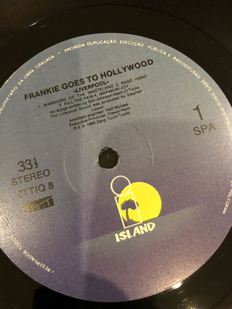 Disco vinil Frankie Goes to Hollywood