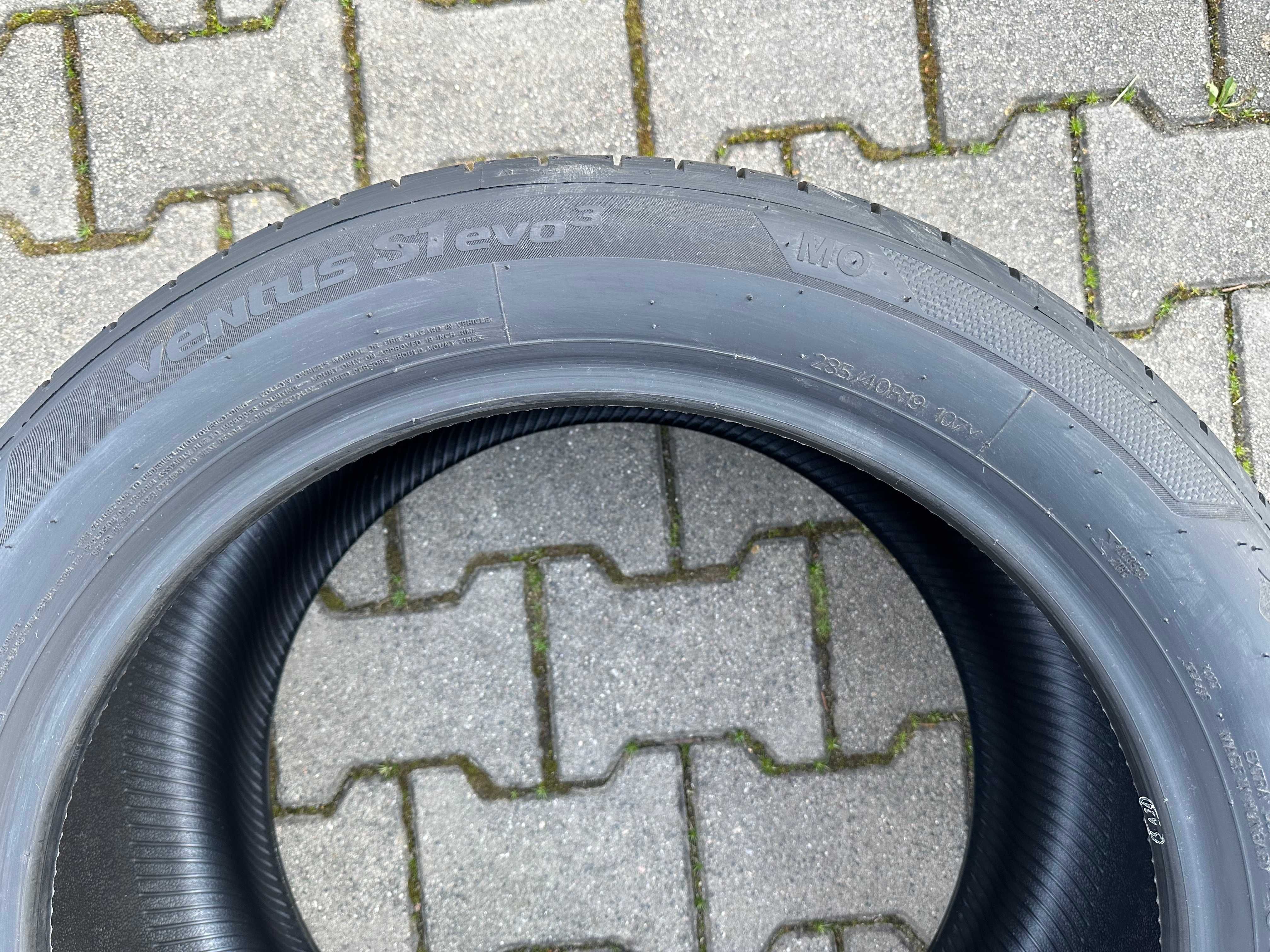 2x Nowe opony letnie 285/40r19 107Y HANKOOK Ventus S1 Evo3 (2023r)