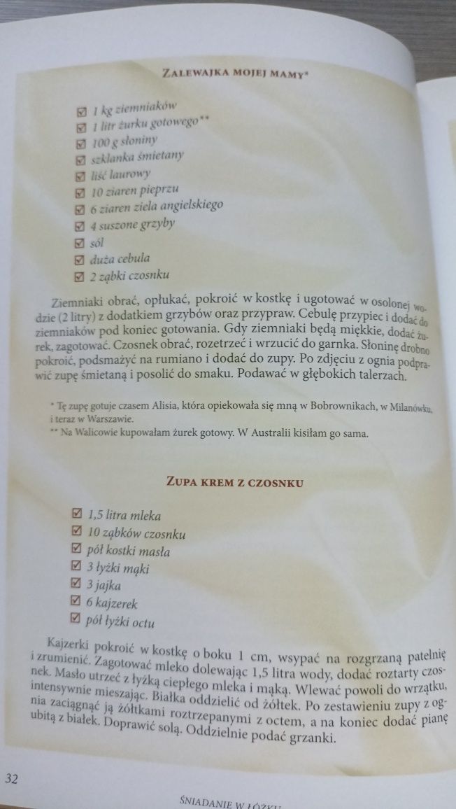 Śniadanie w łóżku i inne rozkosze... kulinarne z autografem Agnieszka