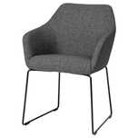 Krzesła tapicerowane IKEA Tossberg szare