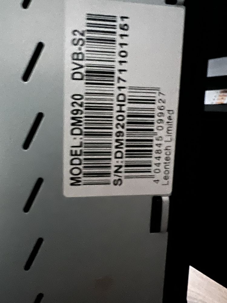 Dreambox 920 z dyskiem 1TB i Open ATV