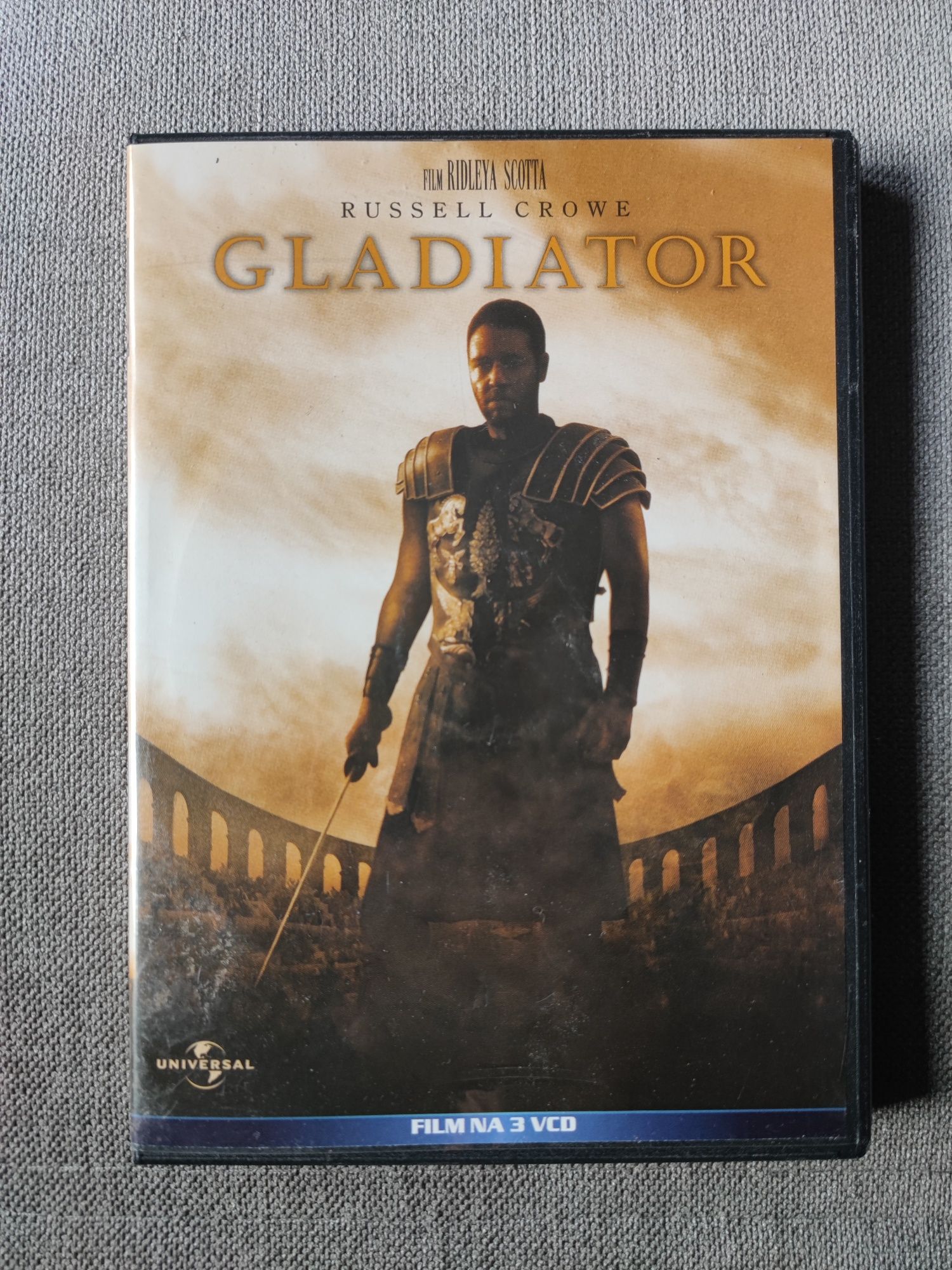 Gladiator film na 3 VCD Russel Crowe 5 Oskarów