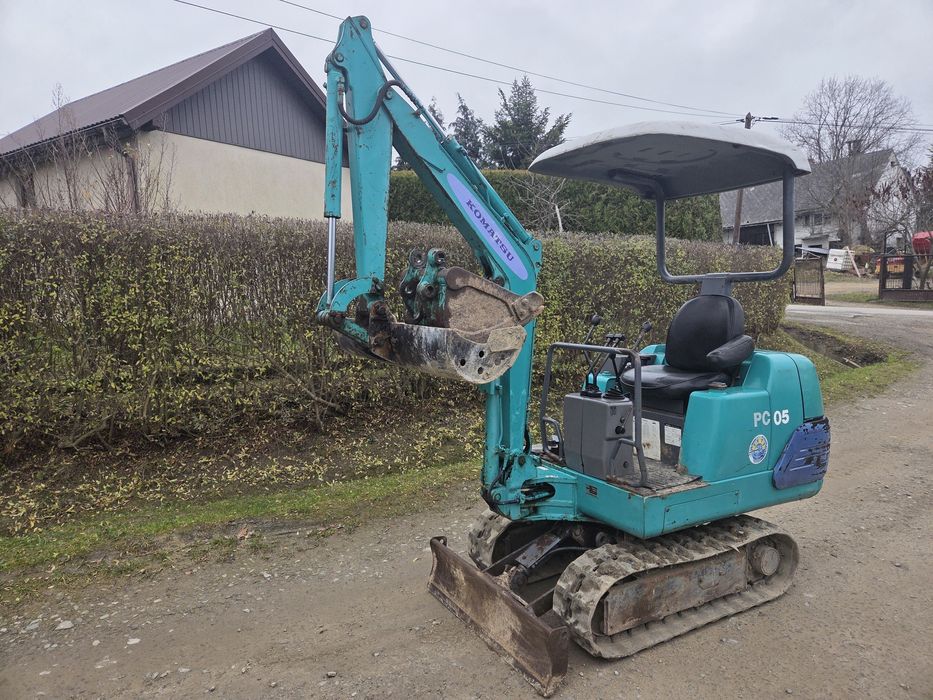 Minikoparka Komatsu PC05 Waga 1.5 t.#nie.kubota.cat.jcb.yanmar.terex##