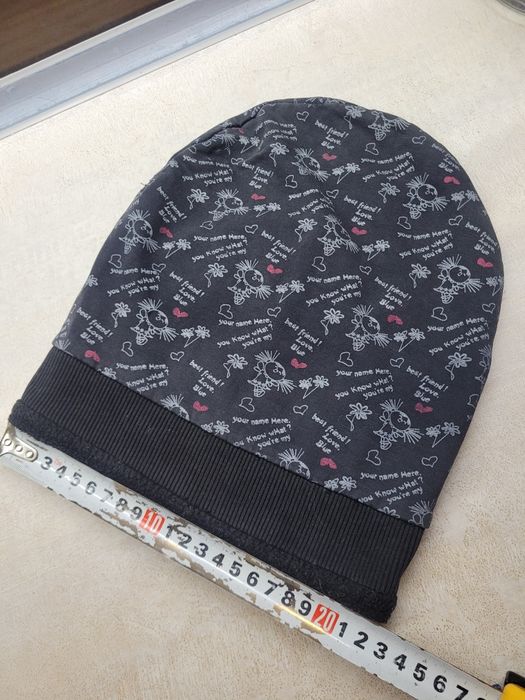 Стильна шапка на флісі з принтом дивіться всі фото в оголошенні та інш