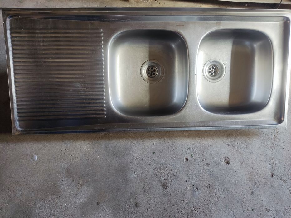 Lava loiça inox 2 cubas