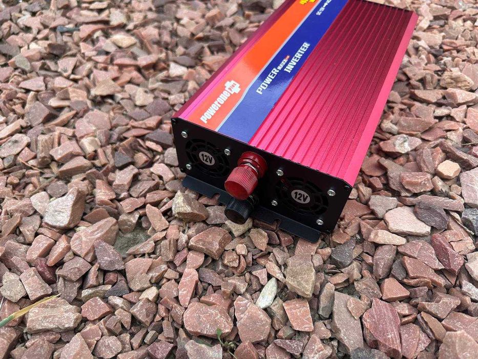 Инвертор Power Inverter 4000W Led 12V 220V Плавный пуск Перетворювач