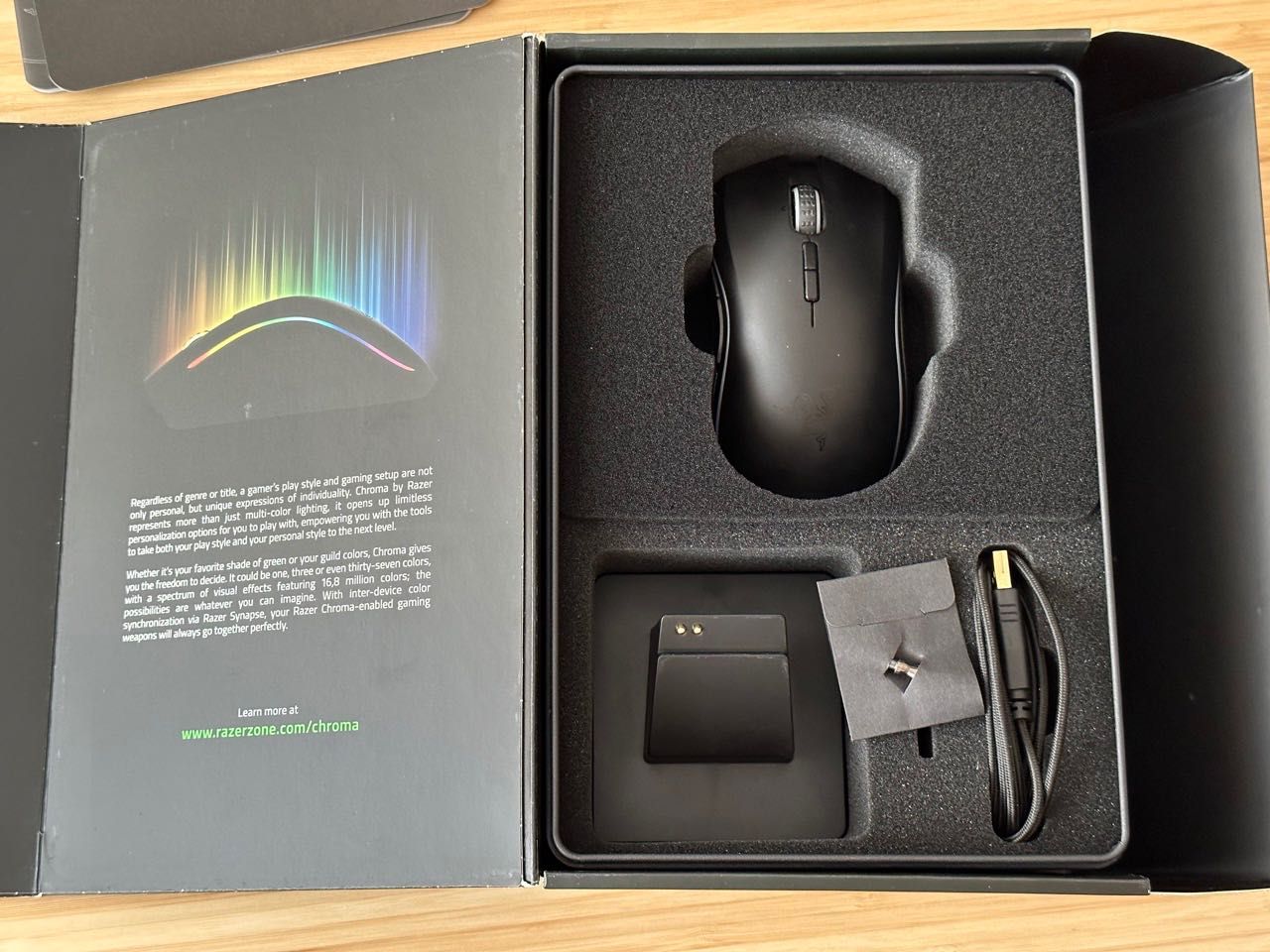 Razer Mamba 16000 DPI com base de carregamento RGB