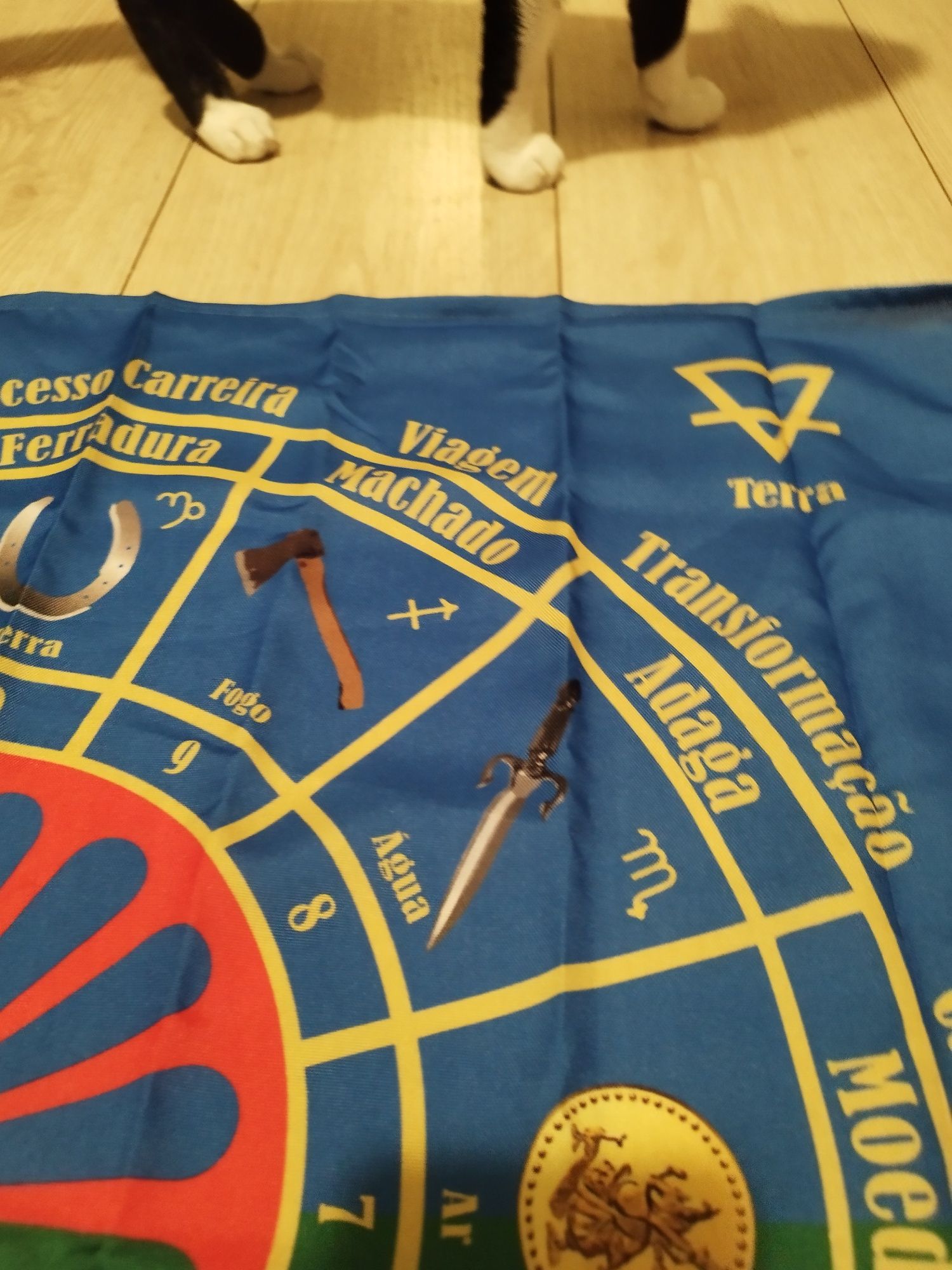Toalha de Tarot Roda Cigana