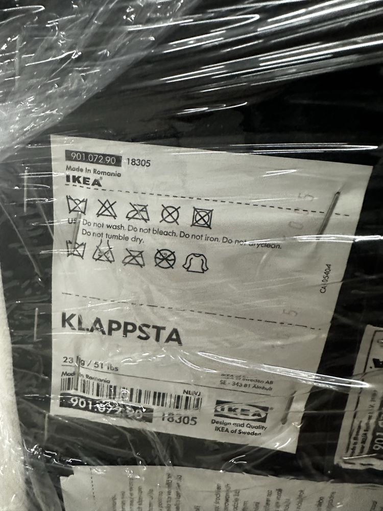 sofa marca ikea KLAPPSTA branco