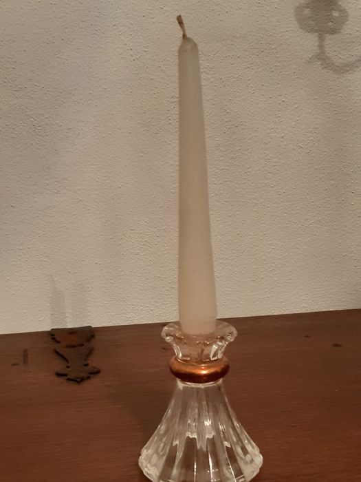 Castiçal cristal d'arques