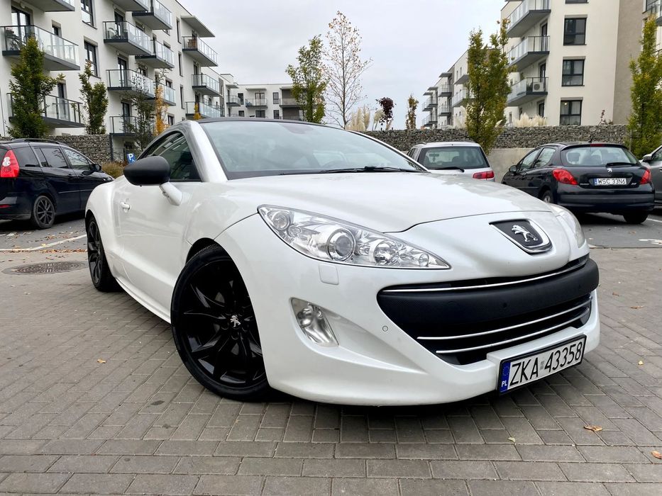 Peugeot RCZ Biała Perła 19'' Alufelgi Skóry Xenony Elektryczne Podgrzewane Fotele