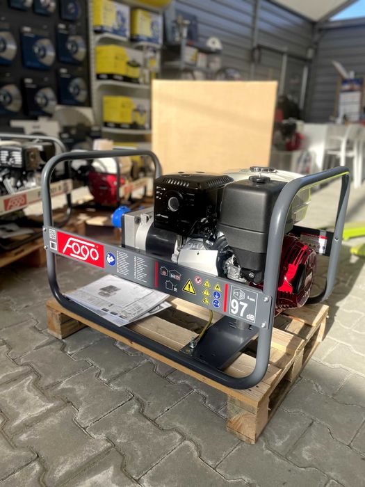 Agregat Prądotwórczy FOGO FH 7001 R AVR , nowy, fv, Honda GX 390