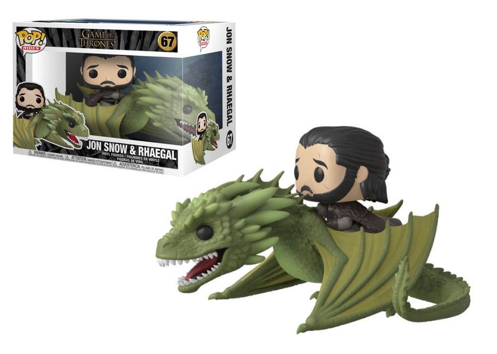 Funko POP! Game of Throne John Snow & Rhaegal 67 XL