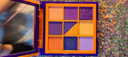 Huda Beauty Color Block orange and purple obsessions paleta jak nowa