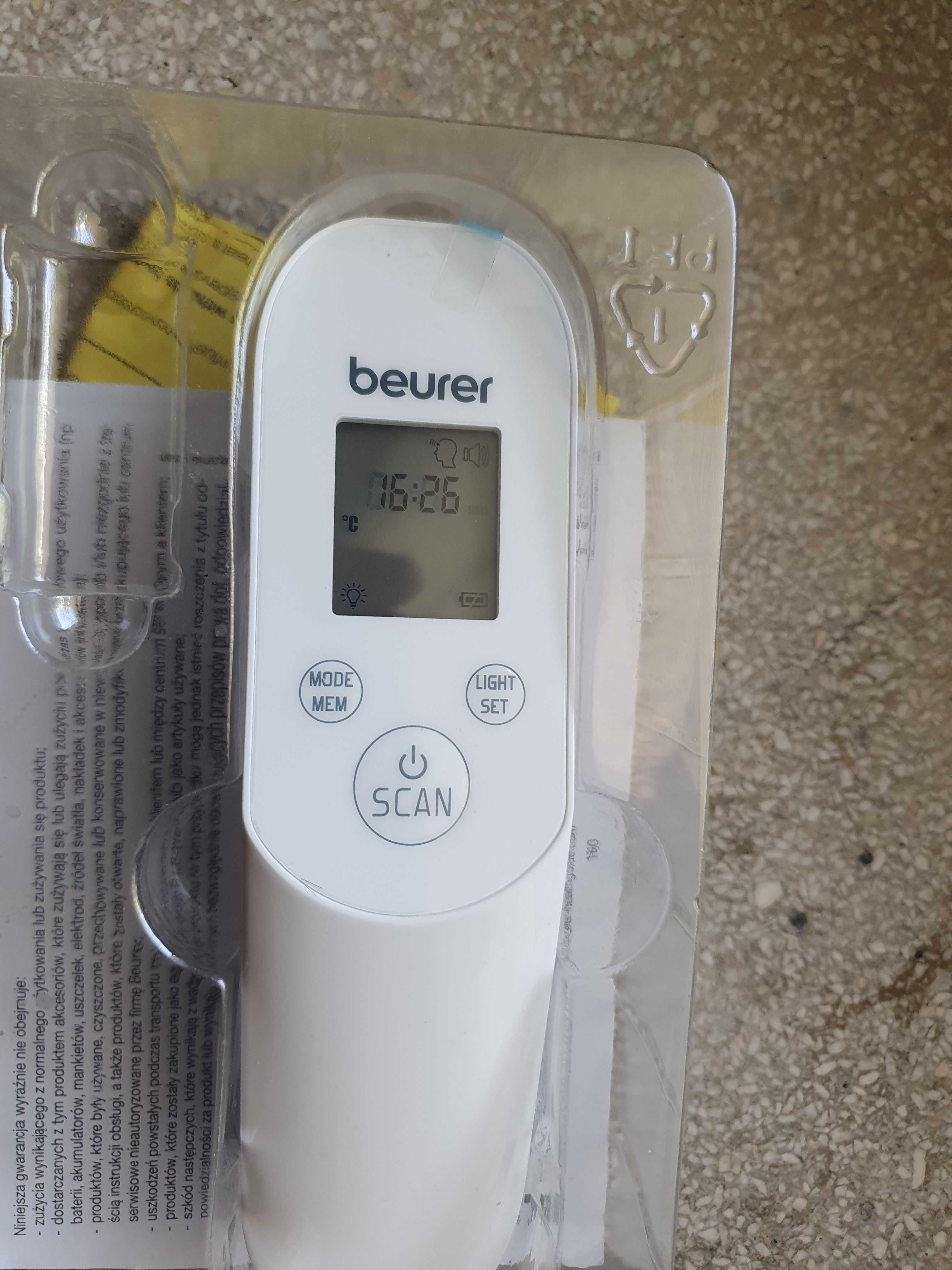 Nowy Beurer FT 85 certyfikowany termometr bezdotykowy