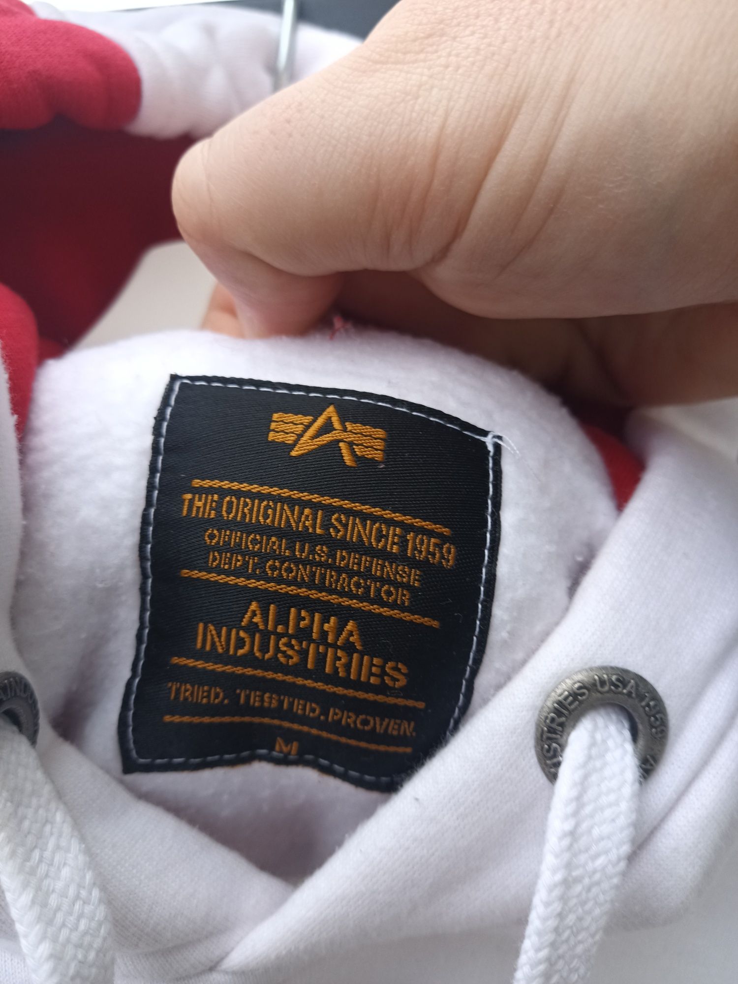 Alpha Industries hoodie bluza z kapturem męska