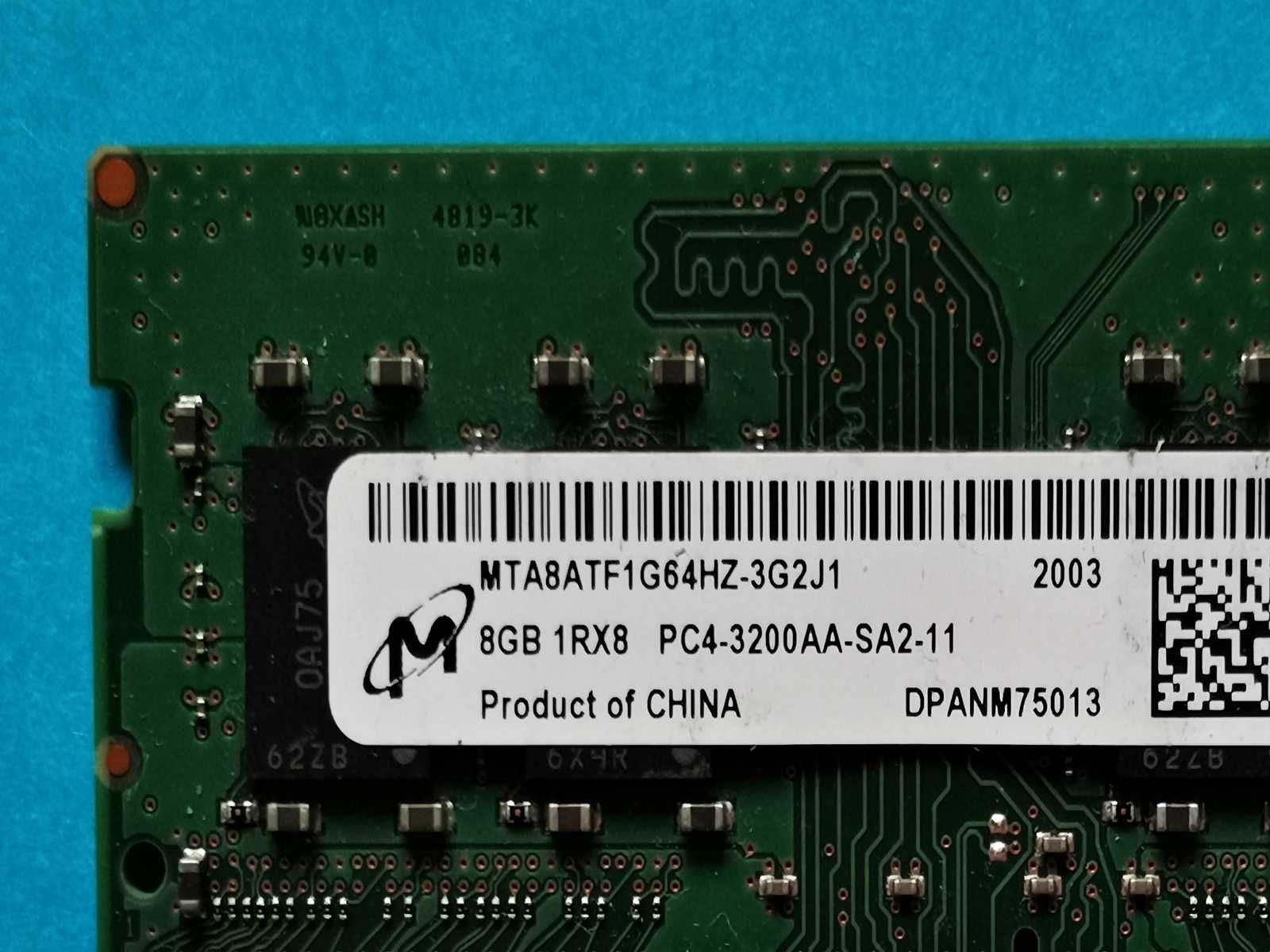 DDR4 8GB Micron 3200AA