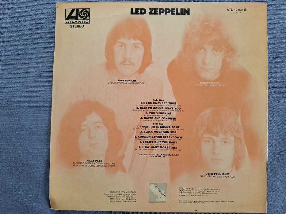 Led Zeppelin – Led Zeppelin GER'73 EX
