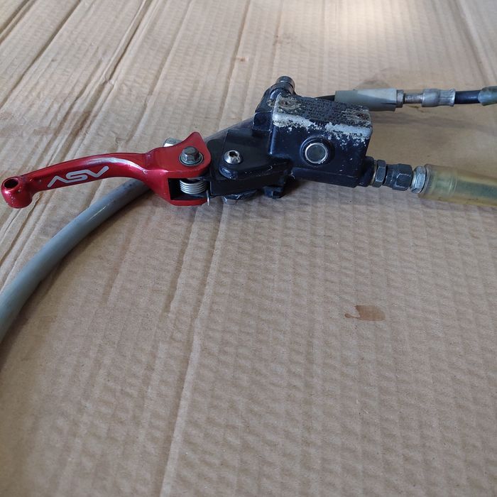 Manete asv com tubo travão yz 125