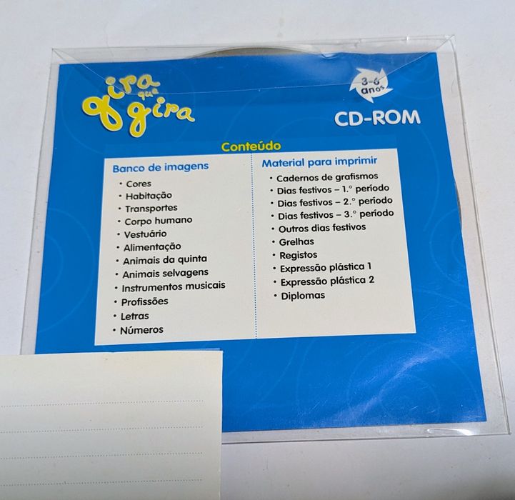 Papagaio Magico e Gira que Gira, 2 CD-ROM didáticos para crianças 2-6