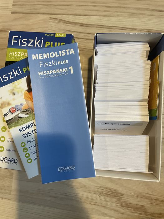 Edgar fiszki plus Hiszpański 1 A0-A1 dla początkujących