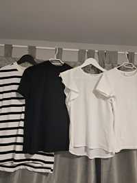 Zestaw 4 T-shirty XS I jeden S