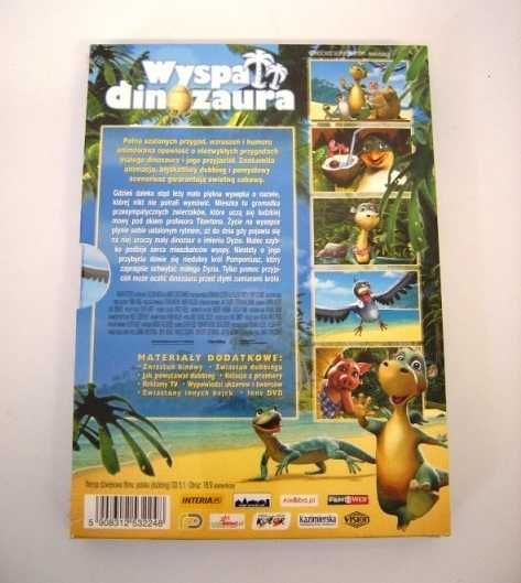 Wyspa Dinozaura bajka DVD Edycja Specjalna + Gratisy NOWY w folii