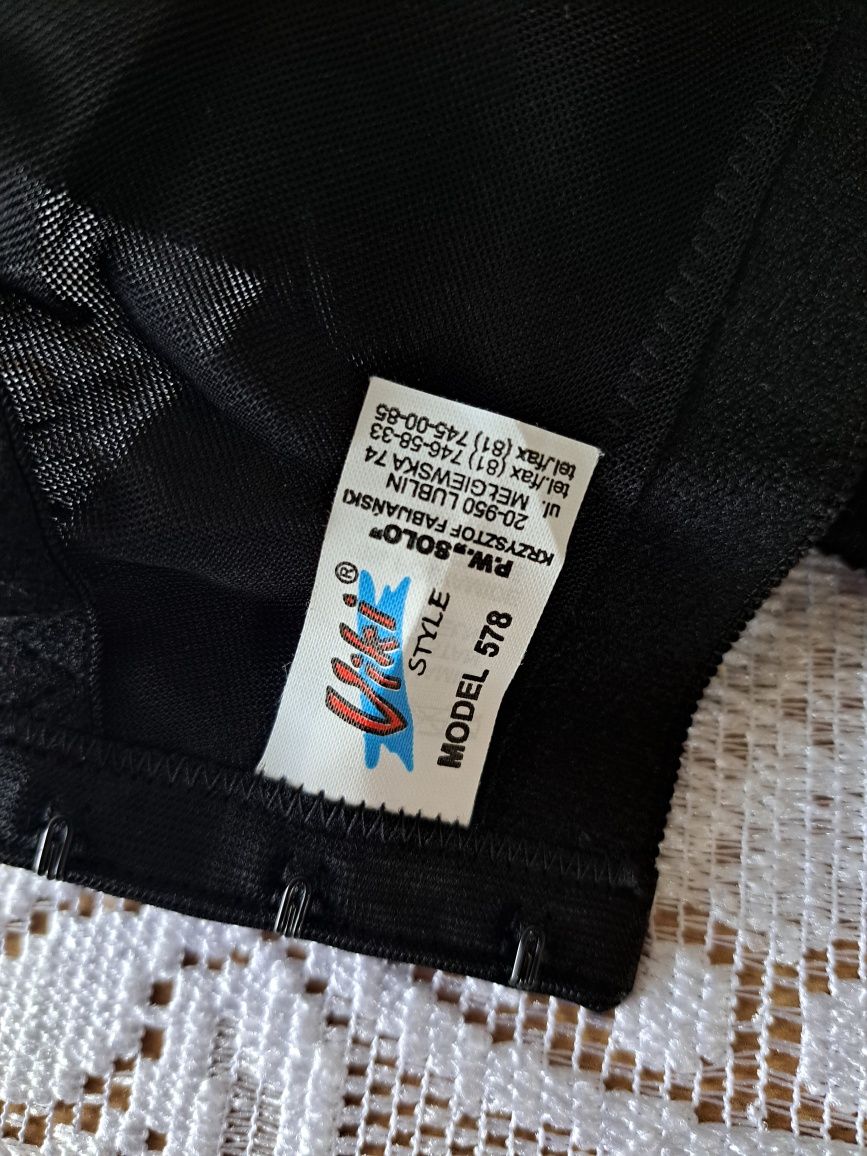 Biustonosz miękki Viki 578 Danuta czarny 90I