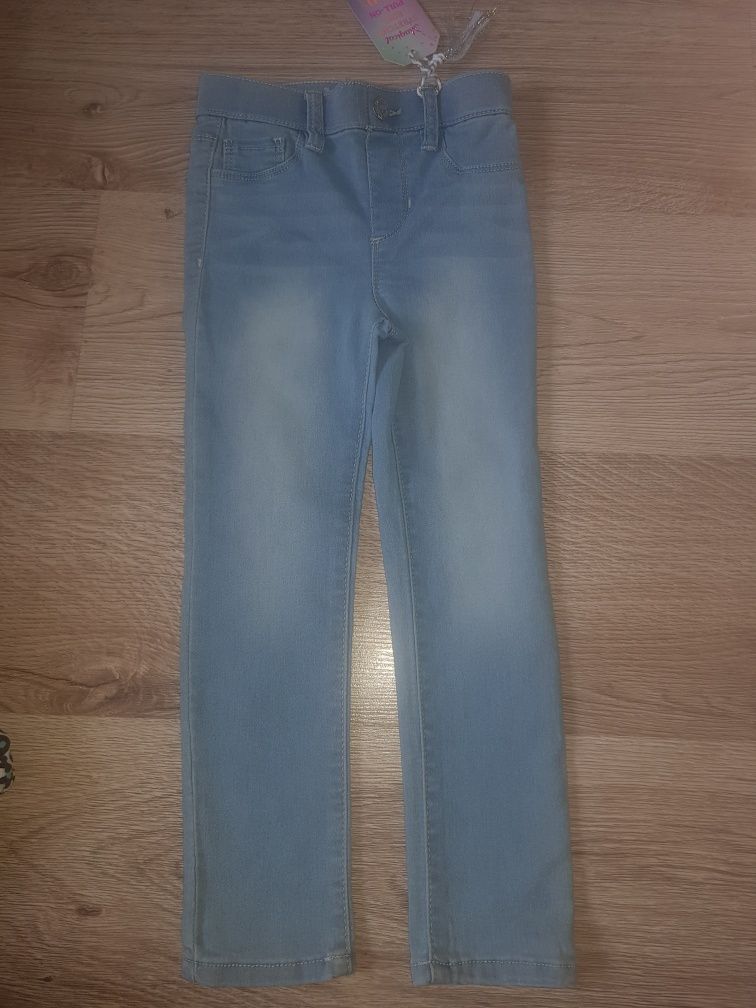 Skinny jegginsy jeansy dżinsy spodnie nowe z metką 5 lat