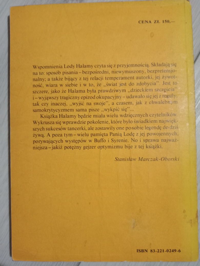 "Moje nogi i ja" - Loda Halama.